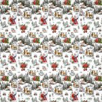 Sareha Ubrus PVC s textilním podkladem vánoční 1698-00 zasněžená krajina š.140cm – Hledejceny.cz