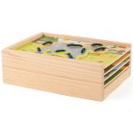 Woody DŘEVO Krabička Prošívací Zvířátka – Zboží Dáma