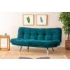 Pohovka Atelier del Sofa 3-Seat Sofa-Bed Misa Small SofabedPetrol Green