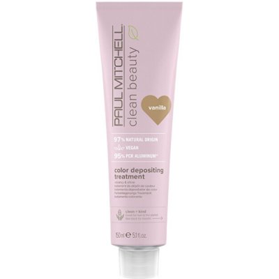 Paul Mitchell Tónovací maska na vlasy Clean Beauty Vanilla (Color Depositing Treatment) 150 ml – Zboží Dáma
