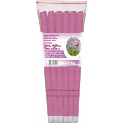 NaturheliX Tělové svíčky PELARGONIE – Zboží Dáma