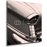 Skleněný obraz 1D - 50 x 50 cm - vintage car tail lamp světelné zdroje automobilů – Zboží Mobilmania