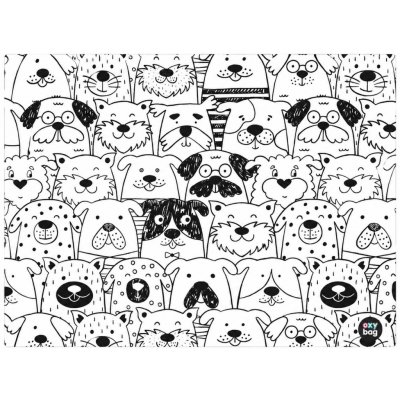 Oxybag Ubrus na výtvarnou výchovu 65 x 50 cm Pets – Hledejceny.cz