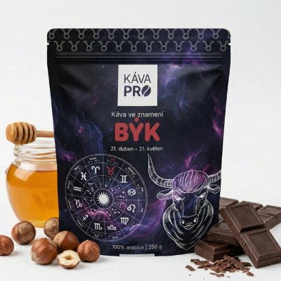 KávaPRO Káva ve znamení Býk zrnková 250 g – Hledejceny.cz