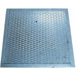 Scobax Steelsafe Zinc poklop hranatý 554 x 454 mm stříbrná – Zboží Dáma