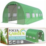 Focus Garden tunel 24 m² 6 x 4 m zelený 003349 – HobbyKompas.cz