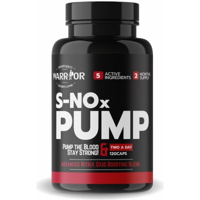 Warrior S-NOx Pump 120 kapslí – Zboží Dáma