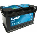 EXIDE Start-Stop AGM 12V 80Ah 800A EK800 – Sleviste.cz