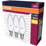 Osram Žárovka LED VALUE CLB60 E14 7W/827 3balení BASECLB60 svíčka – Hledejceny.cz