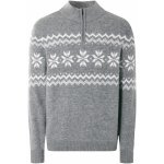 Livergy pánský pletený svetr šedá/bílá – Zboží Dáma
