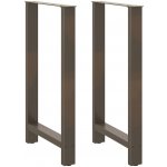 Omaxi 312860 Nohy barového stolu z přírodní oceli 2 ks 60 x 100-101 cm ocel – Zboží Dáma