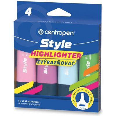 Centropen 6252 Style Soft sada 4 barev – Zboží Dáma