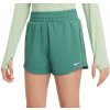 Dětské kraťasy a šortky Nike Kids Dri-Fit One High-Waisted Woven Training Shorts bicoastal/white