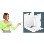 Leitz 180° Active Wow Pákový pořadač A4 8,2 cm PP bílý – Zboží Mobilmania