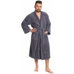 Interkontakt pánský župan model KIMONO 02 Dark Grey županu