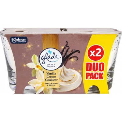 Glade Vanilla Cream Cookies duo 2 x 112 g – Zboží Mobilmania