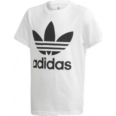 adidas originals -TREFOIL TEE WHITE/BLACK bílá – Zboží Mobilmania