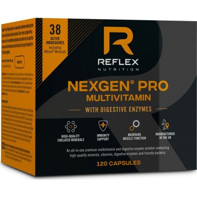 Reflex Nutrition Nexgen Pro Multivitamin + Digestive Enzymes 30 kapslí – Hledejceny.cz
