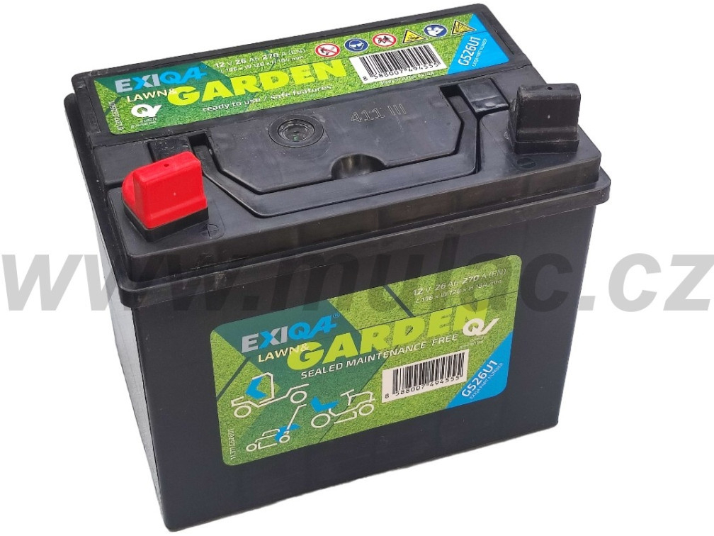 Exiqa Garden 12V 26Ah 270A G526U1