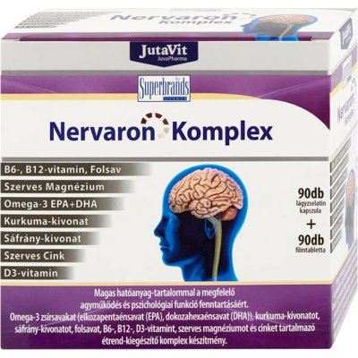JutaVit Nervaron Complex 90 tablet + 90 softgels – Hledejceny.cz