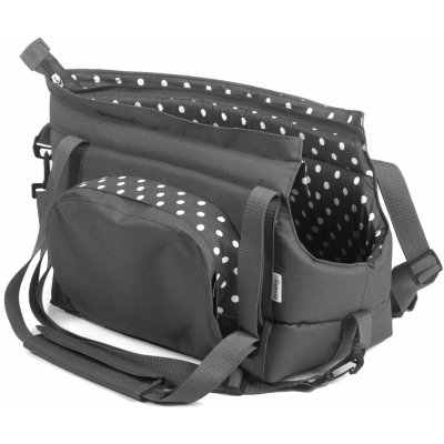 Iridog Cestovní taška pro psy CARRIE no.6 s puntíky 34 x 26 x 50 cm – Sleviste.cz