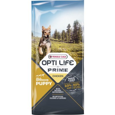 Versele Laga Opti Life Prime Puppy pro štěňata bez obilovin s kuřecím masem 12,5 kg