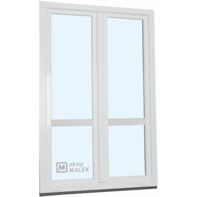 Kömmerling balkonové dveře 70 AD O+OS klapačka s příčkou pravé bílá 120 x 210 cm jednostranná klika + madýlko + PVC rám – Hledejceny.cz