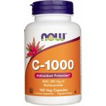 NOW Foods Vitamin C-1000 s citrusovými bioflavonoidy a rutinem 100 rostlinných kapslí – Hledejceny.cz