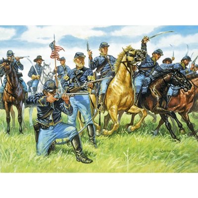 ITALERI Model Kit figurky 6013 - UNION CAVALRY (AMERICAN CIVIL WAR) (1:72) – Zboží Dáma