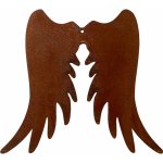 Kovová andělská křídla s rezavou patinou 15 cm – Hledejceny.cz