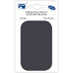 Nažehlovací záplaty malé 10 ks v balení - tmavě šedá – Zbozi.Blesk.cz