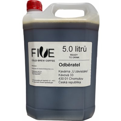 FIVE Cold Brew Coffee Natural 5 l – Zboží Dáma