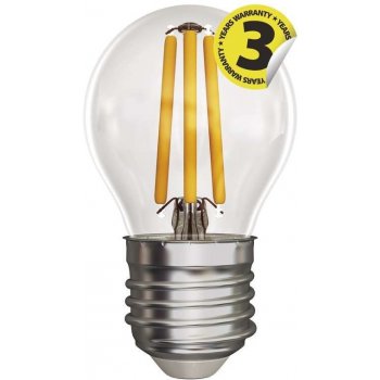 Emos LED žárovka Filament Mini Globe A++ 4W E27 neutrální bílá