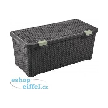 Curver RATTAN STYLE úložný box 72L hnědá 00712-210