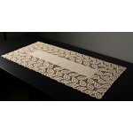 MyBestHome Žakárový ubrus běhoun Eliana krémová 90x40 cm – Zbozi.Blesk.cz
