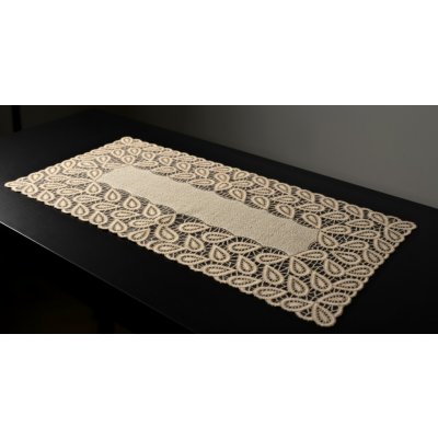 MyBestHome Žakárový ubrus běhoun Eliana krémová 90x40 cm – Zbozi.Blesk.cz