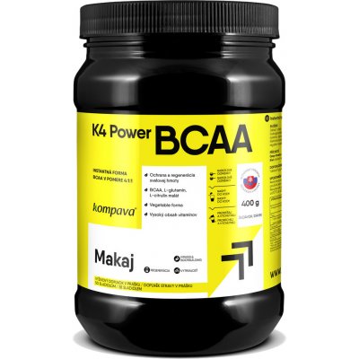 KOMPAVA K4 Power BCAA 4:1:1 instant 400 g – Zboží Mobilmania