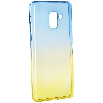 Pouzdro Forcell Ombre Samsung Galaxy A8 2018 Plus modro-zlaté – Zboží Mobilmania