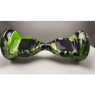 Hoverboard EcoWheel 10" Offroad grafitty green – Hledejceny.cz