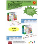 Alexander Hra Písmenka magnetická set 100 ks na lednici – Zboží Dáma
