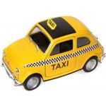 Welly Fiat Nuova 500 Taxi Žlutá 1:34 – Zboží Mobilmania