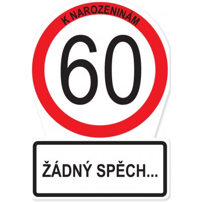 Albi Přání k narozeninám - Dopravní značka 60 let – Sleviste.cz
