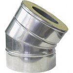Bokra Komínové koleno 30° 250mm IZOL 50 – Sleviste.cz