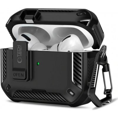 TECH-PROTECT CARBONOX MagSafe pouzdro pro Apple AirPods Pro 3 Černé 5906302333172 – Hledejceny.cz