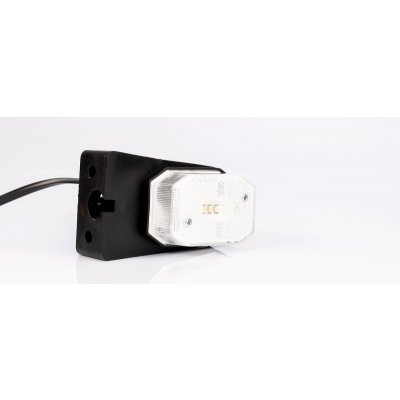 světlo poziční LED FT-001 BI 12+24V bílé + držák – Zboží Mobilmania