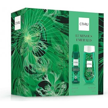 CThru Luminous Emerald deospray 150 ml sprchový gel 250 ml