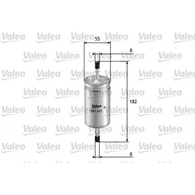 Palivový filtr VALEO 587027 – Zboží Mobilmania