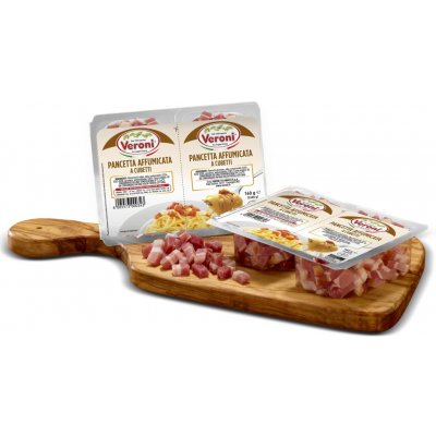 Beretta Pancetta Affumicata kostky 150 g – Zboží Dáma