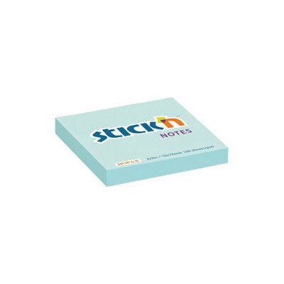 Stick´n Samolepicí bločky Stick´n by Hopax - 76 x 76 mm / 100 lístků / pastelová modrá – Hledejceny.cz