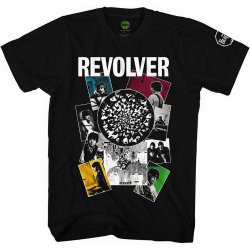 The Beatles tričko Revolver Montage Black